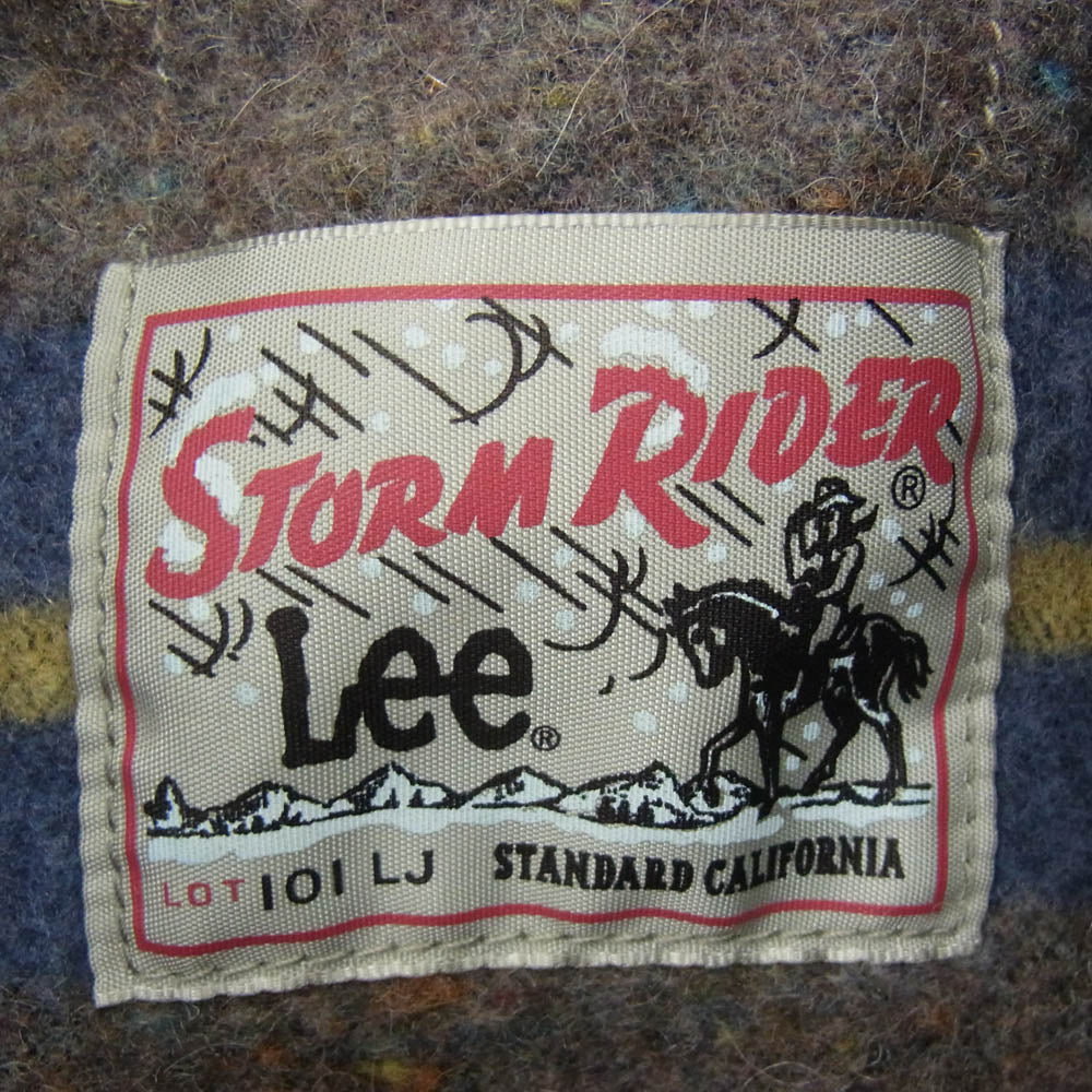 STANDARD CALIFORNIA スタンダードカリフォルニア Lee リー OUDLA520 SD Storm Rider Denim Jacket 101LJ VW ストームライダー ウォッシュ加工 デニムジャケット インディゴブルー系 L【極上美品】【中古】