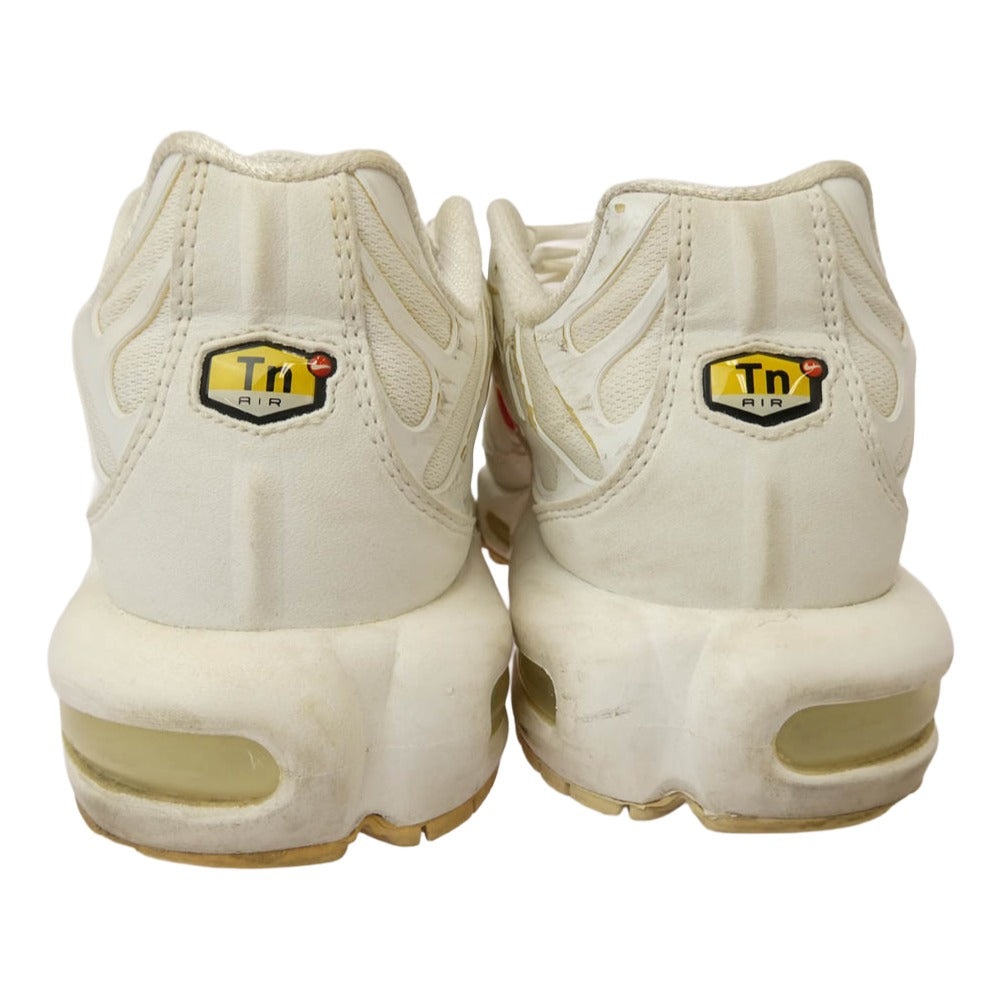 Supreme シュプリーム DA1472-100 x Nike ナイキ Air Max Plus TN White Speed Red エアマックスプラス ホワイト スピード レッド ローカット スニーカー ホワイト系 28.0cm【中古】