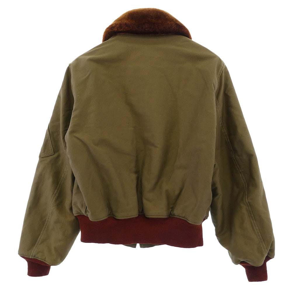 Buzz Rickson's バズリクソンズ M13824 M品番 colvinex B-15 flight jacket コルビネックス フライト ジャケット カーキ系 44【中古】