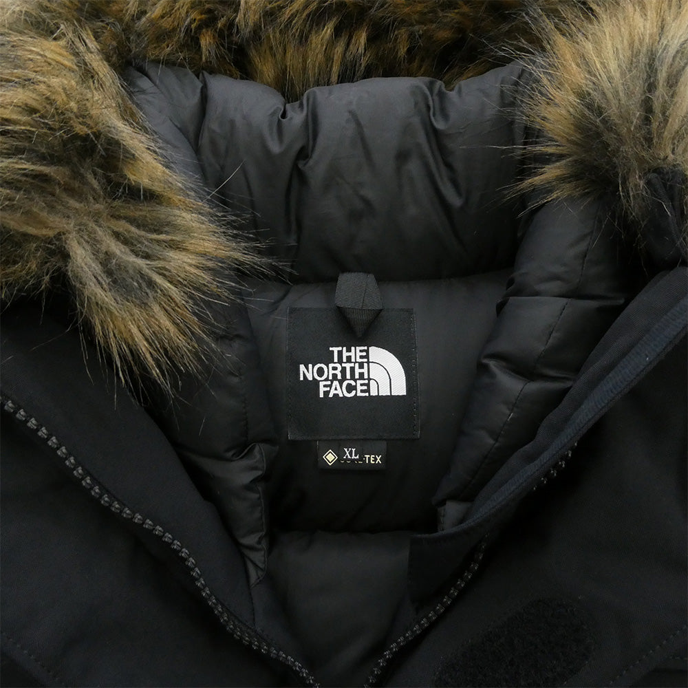 THE NORTH FACE ノースフェイス ND92032 ANTARCTICA PARKA GORE-TEX アンタークティカ パーカ ファーフード ゴアテックス ジャケット ブラック系 XL【中古】
