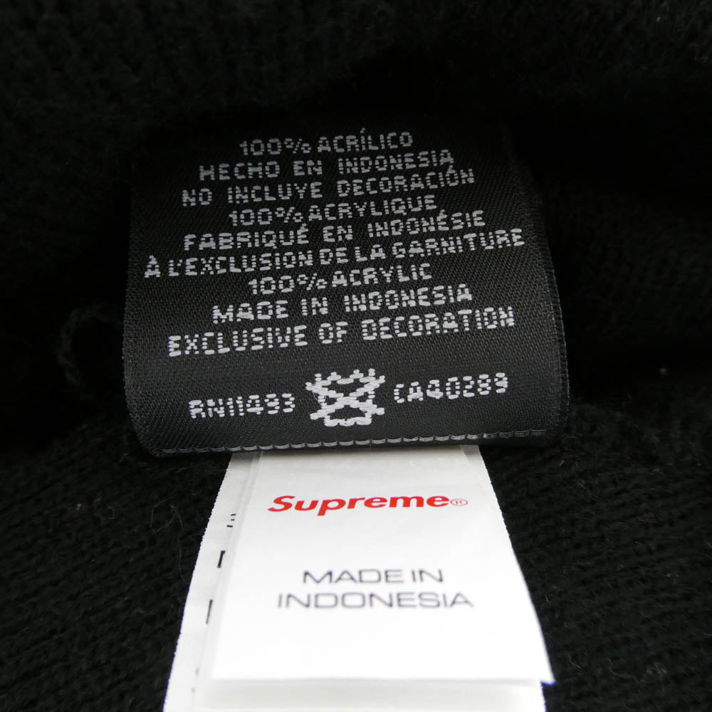 Supreme シュプリーム 25AW New Era Old English Beanie オールド イングリッシュ ビーニー ニット帽 ニットキャップ ブラック系【中古】