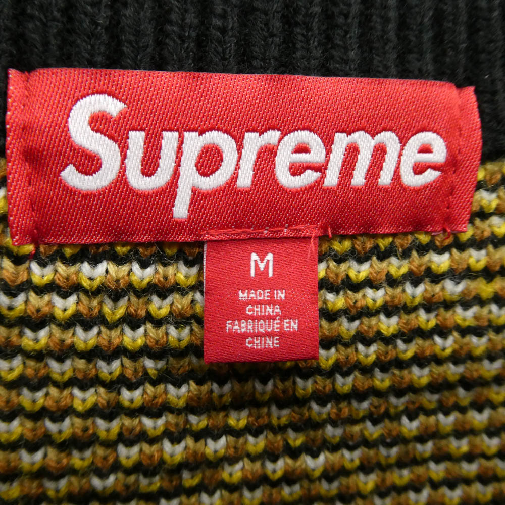 Supreme シュプリーム 25AW アンタイヒーロー Sweater ニット イーグル クルーネック セーター ブラック系 イエロー系 M【中古】