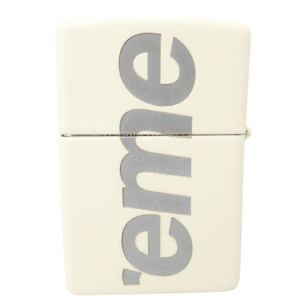 Supreme シュプリーム 20SS Glow-in-the-Dark Zippo グロー イン ザ ダーク ジッポ ライター オフホワイト系 グレー系【極上美品】【中古】