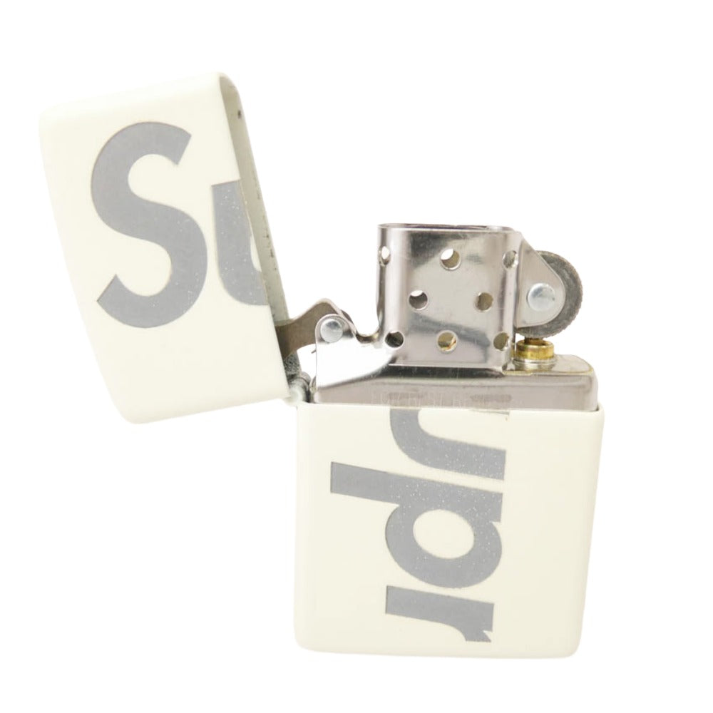 Supreme シュプリーム 20SS Glow-in-the-Dark Zippo グロー イン ザ ダーク ジッポ ライター オフホワイト系 グレー系【極上美品】【中古】