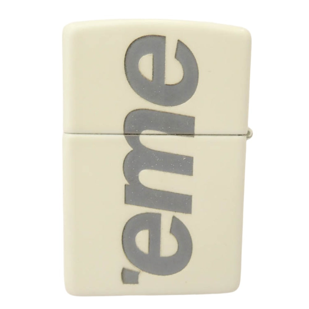 Supreme シュプリーム 20SS Glow-in-the-Dark Zippo グロー イン ザ ダーク ジッポ ライター オフホワイト系 グレー系【極上美品】【中古】