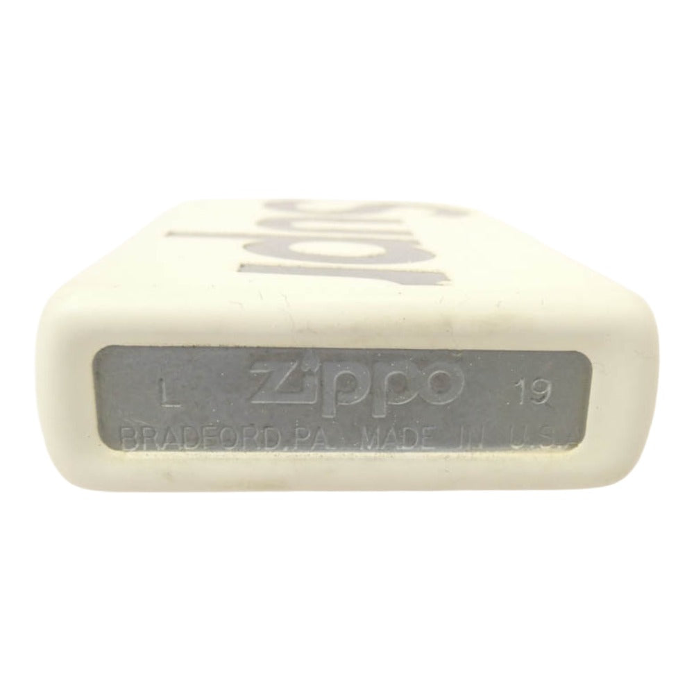 Supreme シュプリーム 20SS Glow-in-the-Dark Zippo グロー イン ザ ダーク ジッポ ライター オフホワイト系 グレー系【極上美品】【中古】