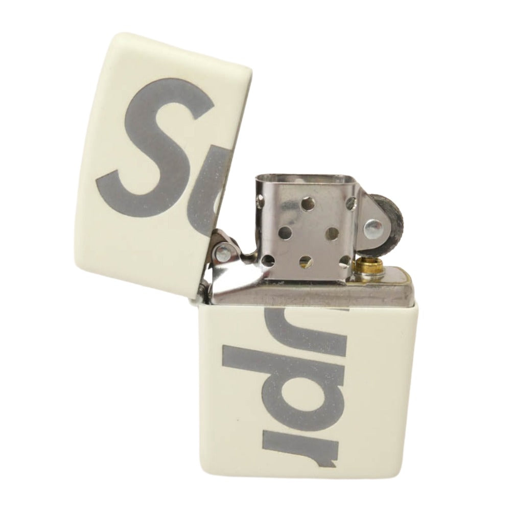 Supreme シュプリーム 20SS Glow-in-the-Dark Zippo グロー イン ザ ダーク ジッポ ライター オフホワイト系 グレー系【極上美品】【中古】