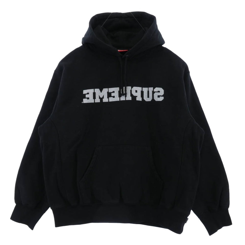Supreme シュプリーム 25SS Reverse Hooded Sweatshirt リバース フーデッド スウェットシャツ フーディー パーカー ブラック系 M【中古】
