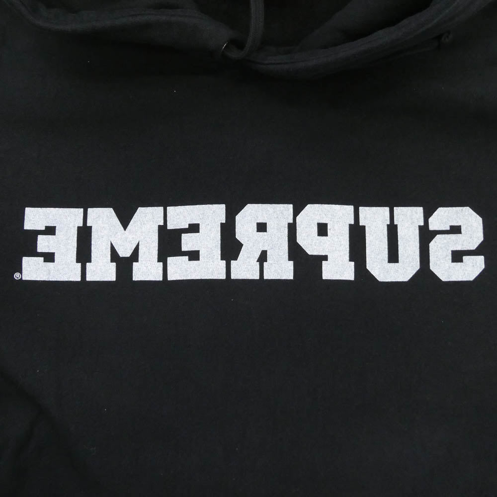 Supreme シュプリーム 25SS Reverse Hooded Sweatshirt リバース フーデッド スウェットシャツ フーディー パーカー ブラック系 M【中古】