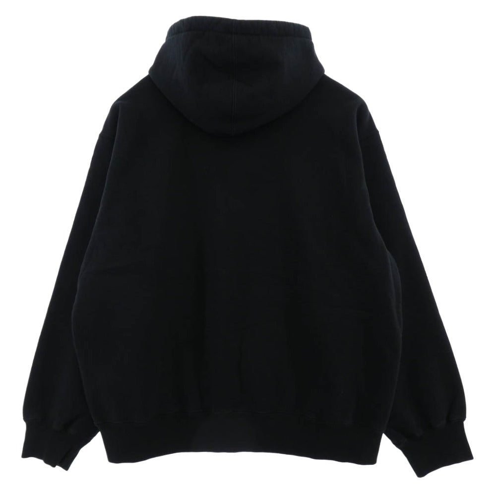 Supreme シュプリーム 25SS Work Zip Up Hooded Sweatshirt ワーク ジップ アップ フーディー パーカー スウェットシャツ ブラック系 L【中古】