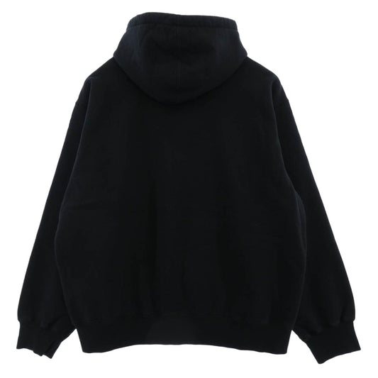 Supreme シュプリーム 25SS Work Zip Up Hooded Sweatshirt ワーク ジップ アップ フーディー パーカー スウェットシャツ ブラック系 L【中古】