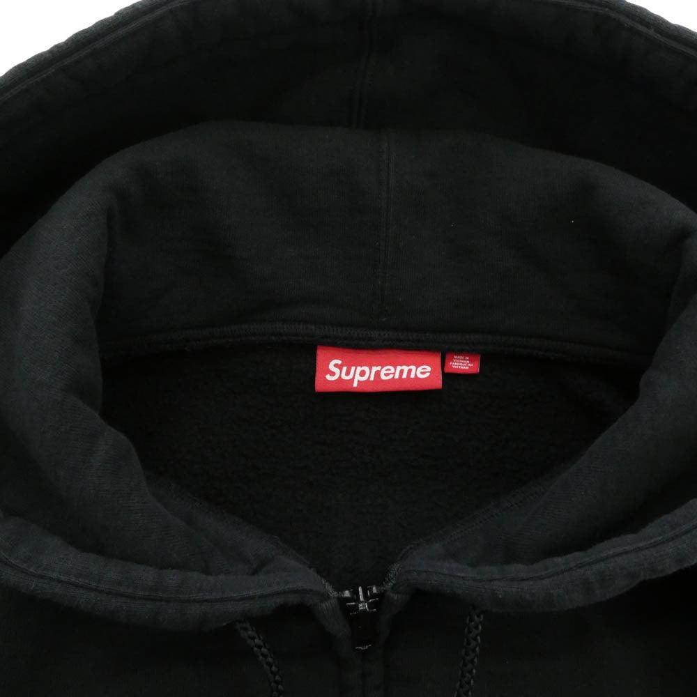 Supreme シュプリーム 25SS Work Zip Up Hooded Sweatshirt ワーク ジップ アップ フーディー パーカー スウェットシャツ ブラック系 L【中古】