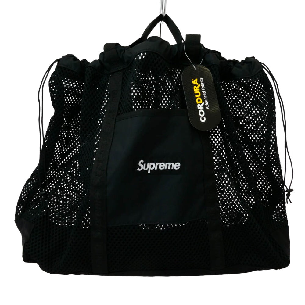 Supreme シュプリーム 25SS Mesh Tote Bag メッシュ トートバッグ ブラック系【極上美品】【中古】
