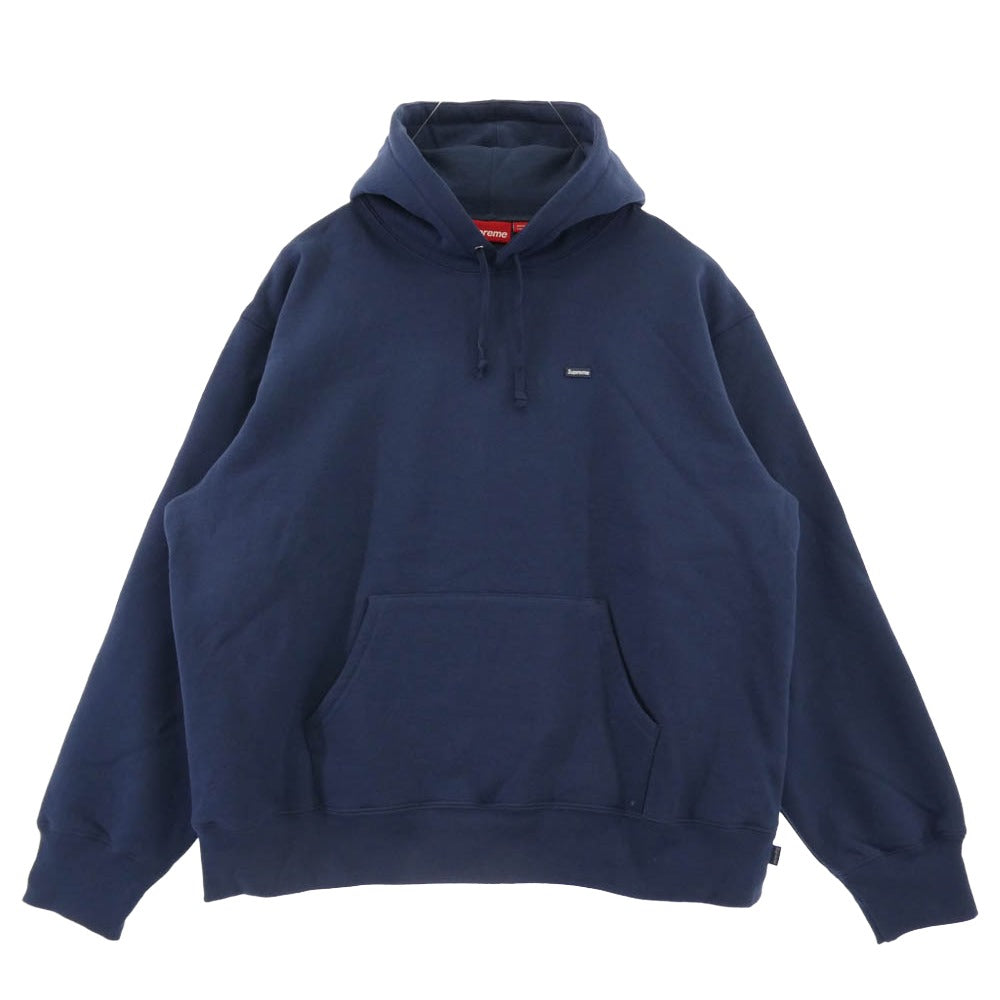 Supreme シュプリーム 25SS Small Box Hooded Sweatshirt スモール ボックス フーディー スウェットシャツ パーカー Navy ブルー系 L【極上美品】【中古】