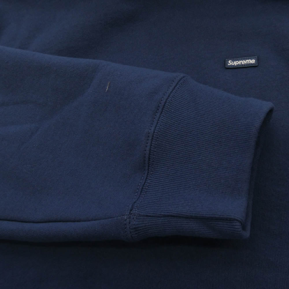 Supreme シュプリーム 25SS Small Box Hooded Sweatshirt スモール ボックス フーディー スウェットシャツ パーカー Navy ブルー系 L【極上美品】【中古】