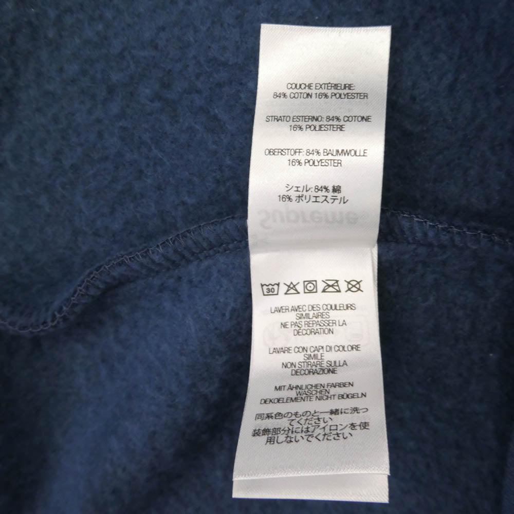 Supreme シュプリーム 25SS Small Box Hooded Sweatshirt スモール ボックス フーディー スウェットシャツ パーカー Navy ブルー系 L【極上美品】【中古】