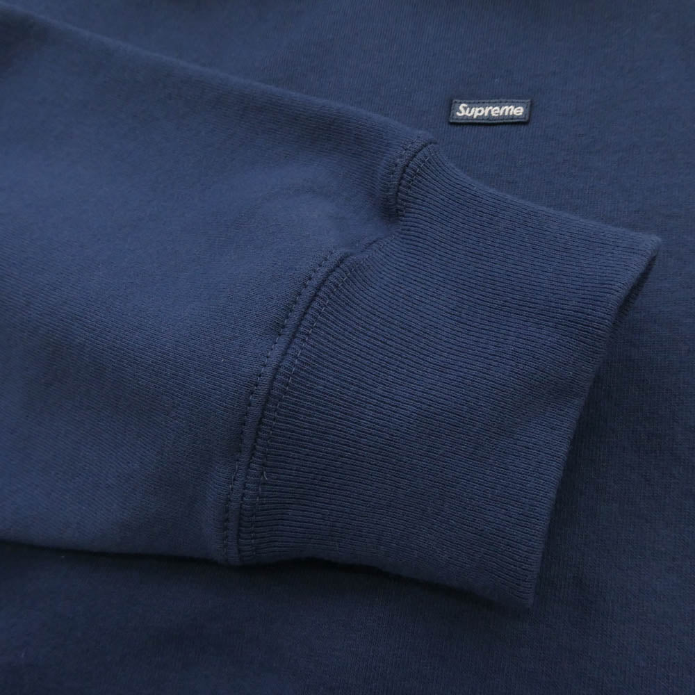 Supreme シュプリーム 25SS Small Box Hooded Sweatshirt スモール ボックス フーディー スウェットシャツ パーカー Navy ブルー系 L【極上美品】【中古】