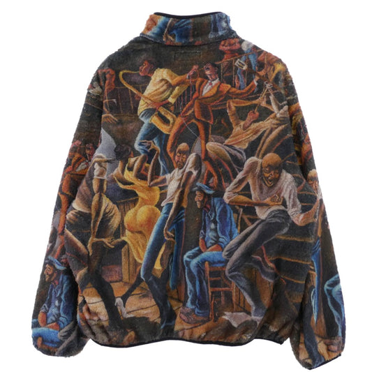 Supreme シュプリーム 25SS x Ernie Barnes Fleece Jacket アーニー バーンズ フリースジャケット マルチカラー系 L【極上美品】【中古】