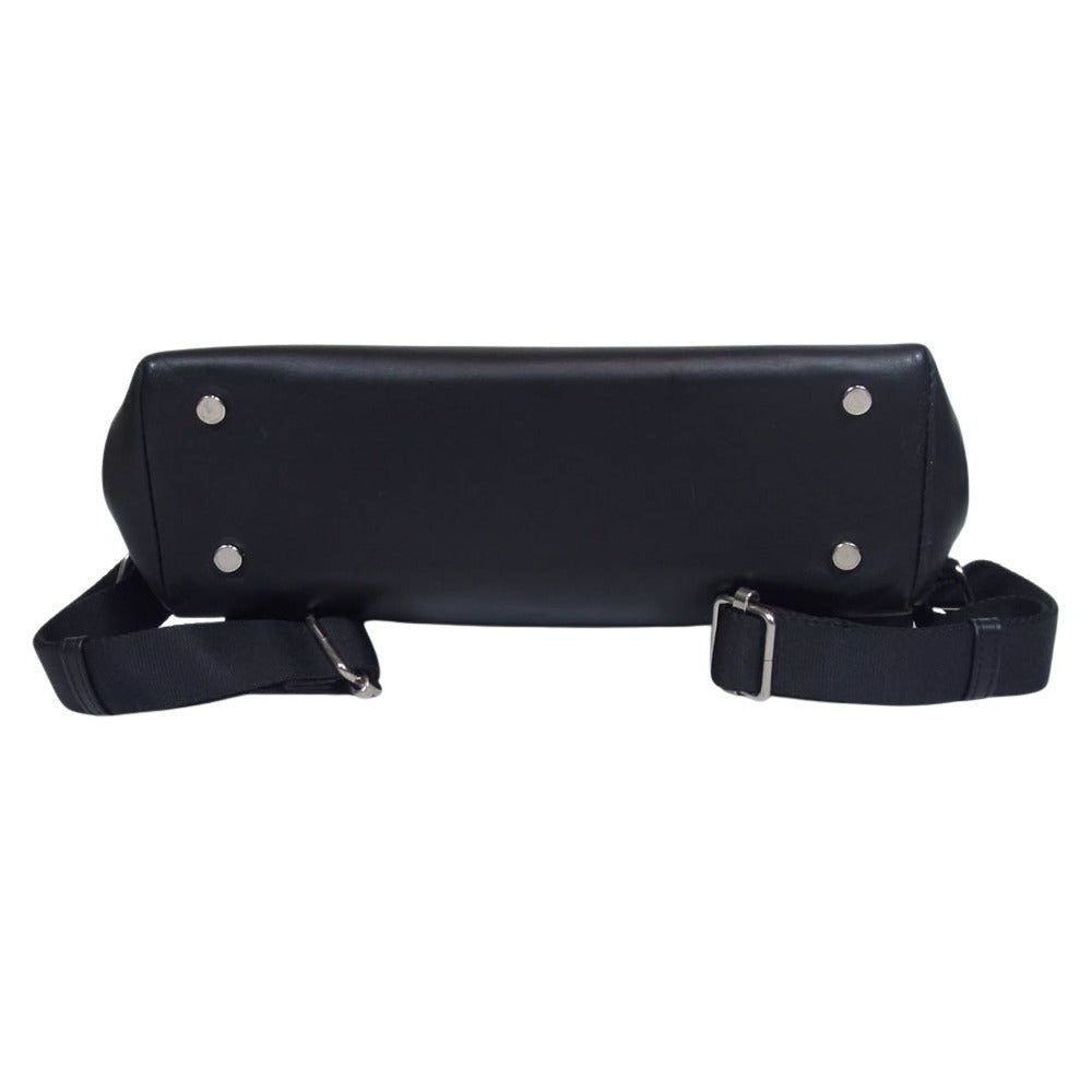 ユハク YFI060 The Art of Flower レザー切替 水彩 バックパック ブルー系【中古】