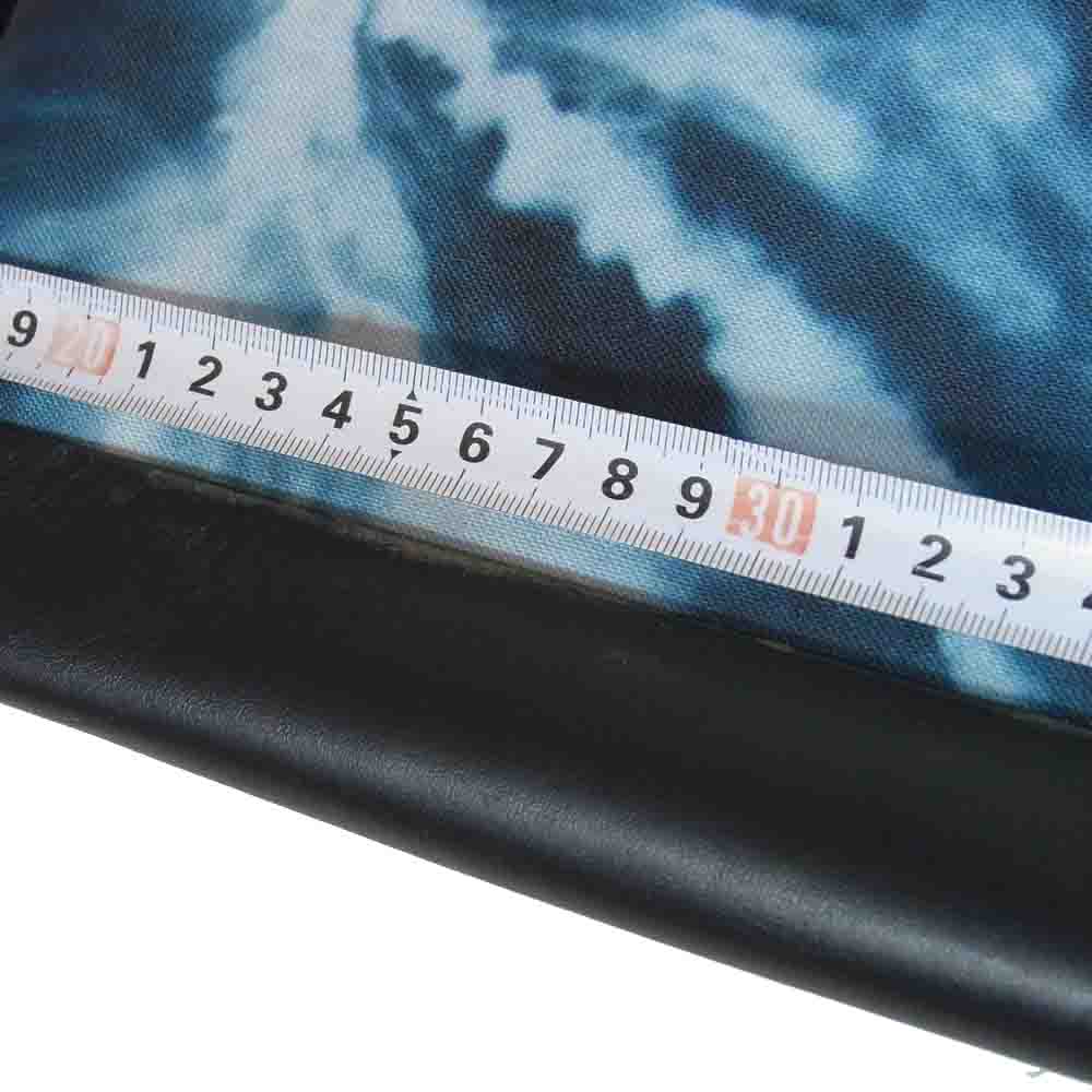 ユハク YFI060 The Art of Flower レザー切替 水彩 バックパック ブルー系【中古】