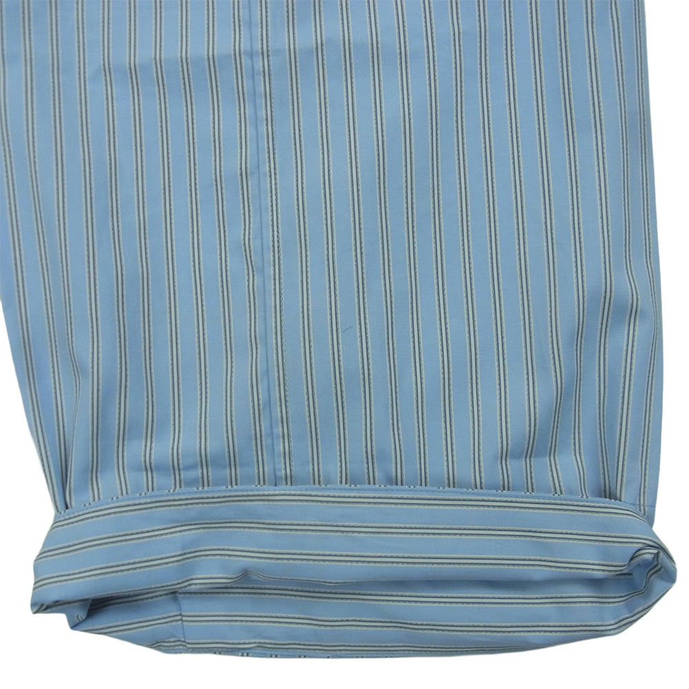 Goldwin ゴールドウィン 26SS GZ76153 Reflective Striped Pants レトロ リフレクティブ ストライプ パンツ ライトブルー系 CHILL SAXE M 2【極上美品】【中古】