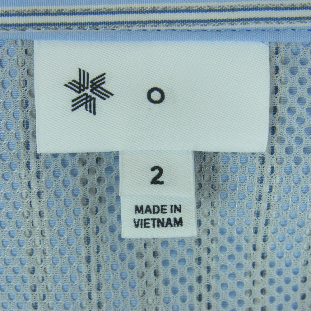 Goldwin ゴールドウィン 26SS GZ56105 Retroreflective Short Sleeved Shirt レトロ リフレクティブ ショート スリーブ 半袖 シャツ ライトブルー系 CHILL SAXE M 2【極上美品】【中古】