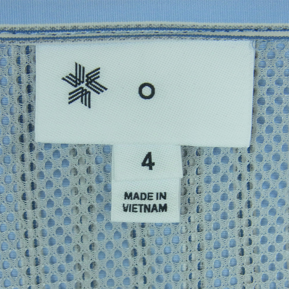 Goldwin ゴールドウィン 26SS GZ56105 Retroreflective Short Sleeved Shirt レトロ リフレクティブ ショート スリーブ 半袖 シャツ ライトブルー系 CHILL SAXE XL 4【極上美品】【中古】