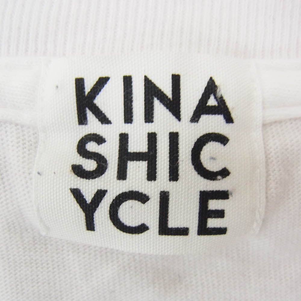 木梨サイクル × 八王子工務店 八王子リホーム 半袖 Tシャツ ホワイト系 L【中古】