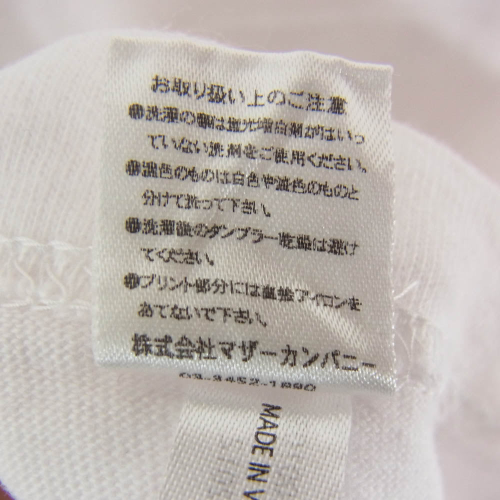 木梨サイクル × 八王子工務店 八王子リホーム 半袖 Tシャツ ホワイト系 L【中古】