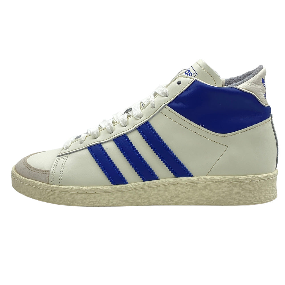adidas アディダス IH5316 Jabbar Hi Off White Collegiate Royal Cream White ジャバー ハイ オフホワイト カレッジエイトロイヤル クリームホワイト ハイカット スニーカー ホワイト系 ブルー系 26cm【新古品】【未使用】【中古】