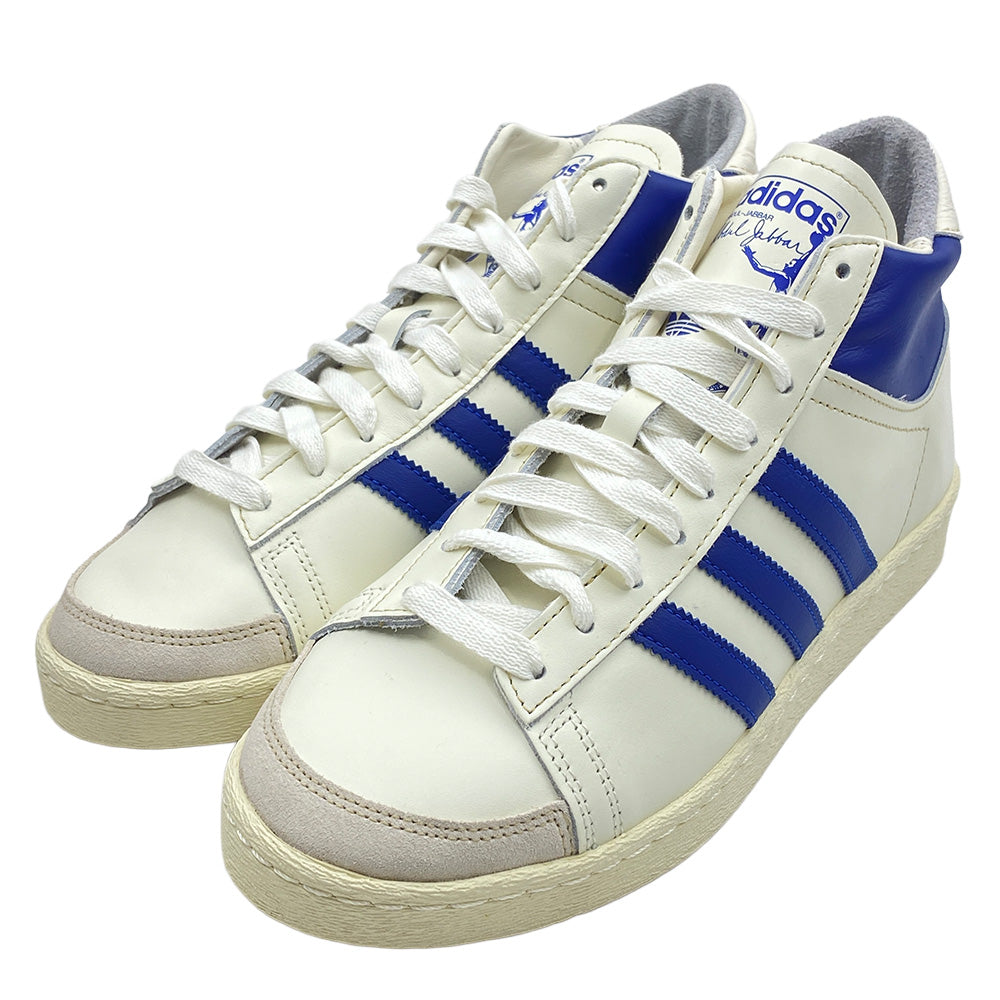 adidas アディダス IH5316 Jabbar Hi Off White Collegiate Royal Cream White ジャバー ハイ オフホワイト カレッジエイトロイヤル クリームホワイト ハイカット スニーカー ホワイト系 ブルー系 26cm【新古品】【未使用】【中古】