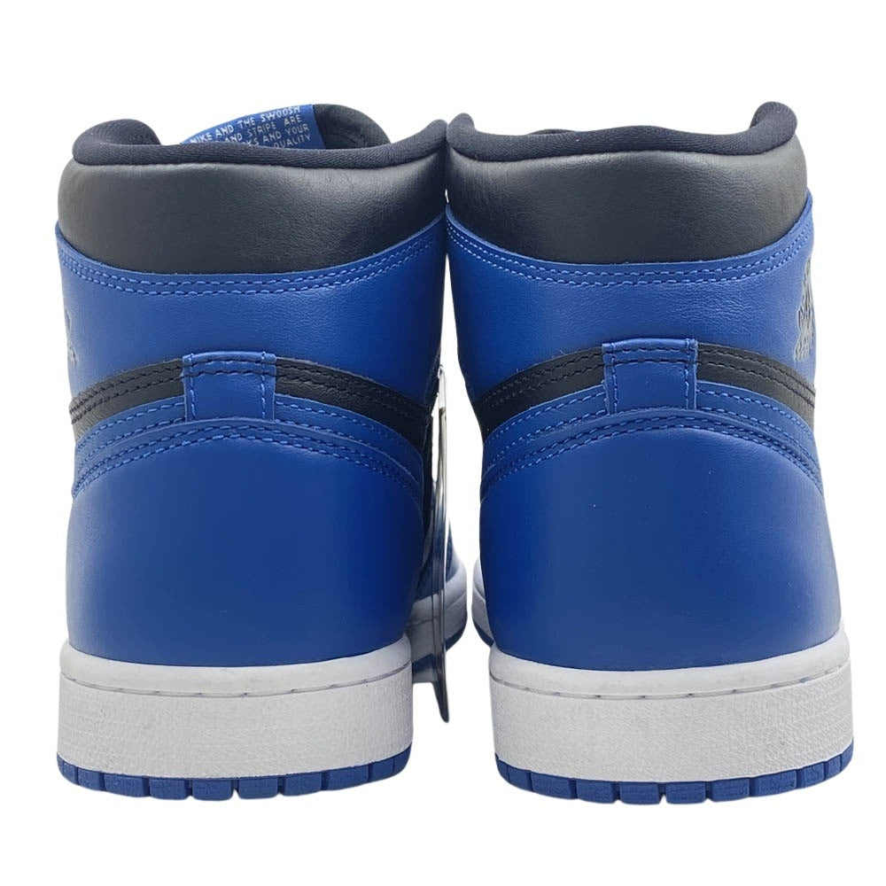 NIKE ナイキ 21年製 555088-404 AIR JORDAN 1 RETRO HIGH OG DARK MARINA BLUE エア ジョーダン レトロ ハイ ダーク マリーナ ブルー AJ1 ハイカット スニーカー ブルー系 ブラック系 26cm【新古品】【未使用】【中古】