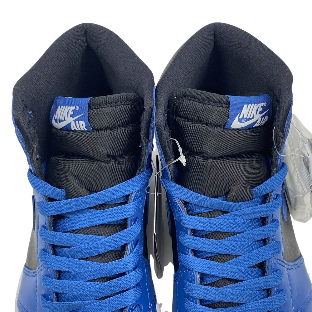 NIKE ナイキ 21年製 555088-404 AIR JORDAN 1 RETRO HIGH OG DARK MARINA BLUE エア ジョーダン レトロ ハイ ダーク マリーナ ブルー AJ1 ハイカット スニーカー ブルー系 ブラック系 26cm【新古品】【未使用】【中古】