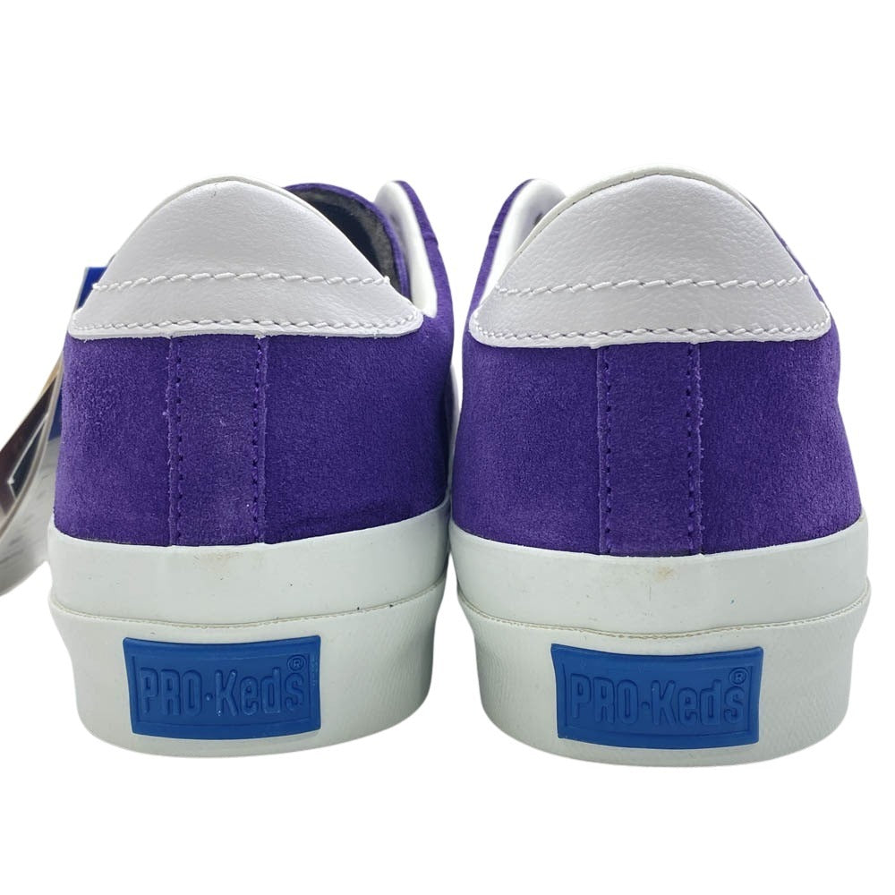 PRO-Keds プロケッズ PN1021 ROYAL PLUS SUEDE LO ロイヤル プラス ローカット スニーカー パープル パープル系 ホワイト系 25.5cm【新古品】【未使用】【中古】