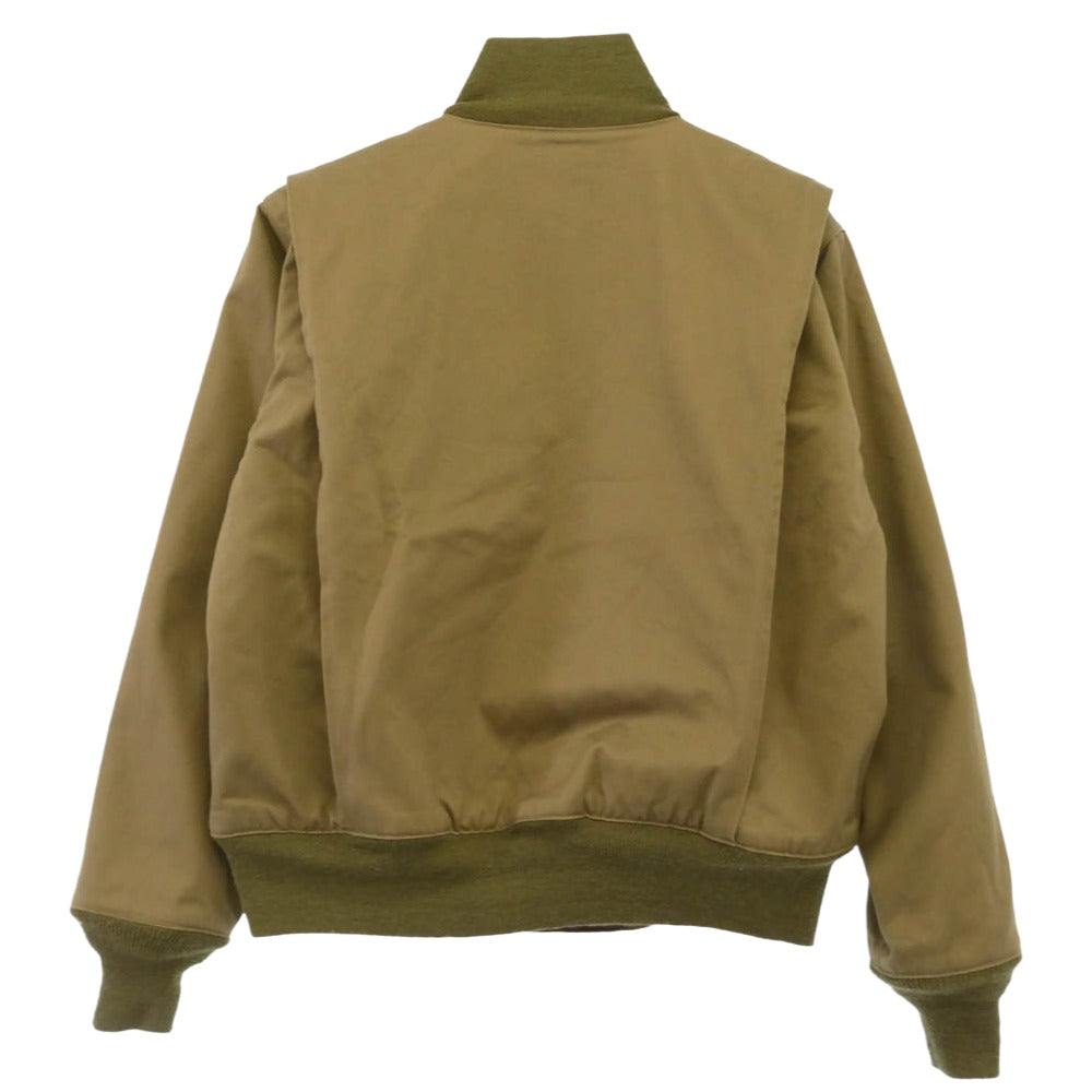 Buzz Rickson's バズリクソンズ BR14860 WINTER COMBAT JACKET Type TANK PATCH POCKET ウインター コンバット ジャケット タンカース パッチ ポケット L オリーブ系 L【中古】