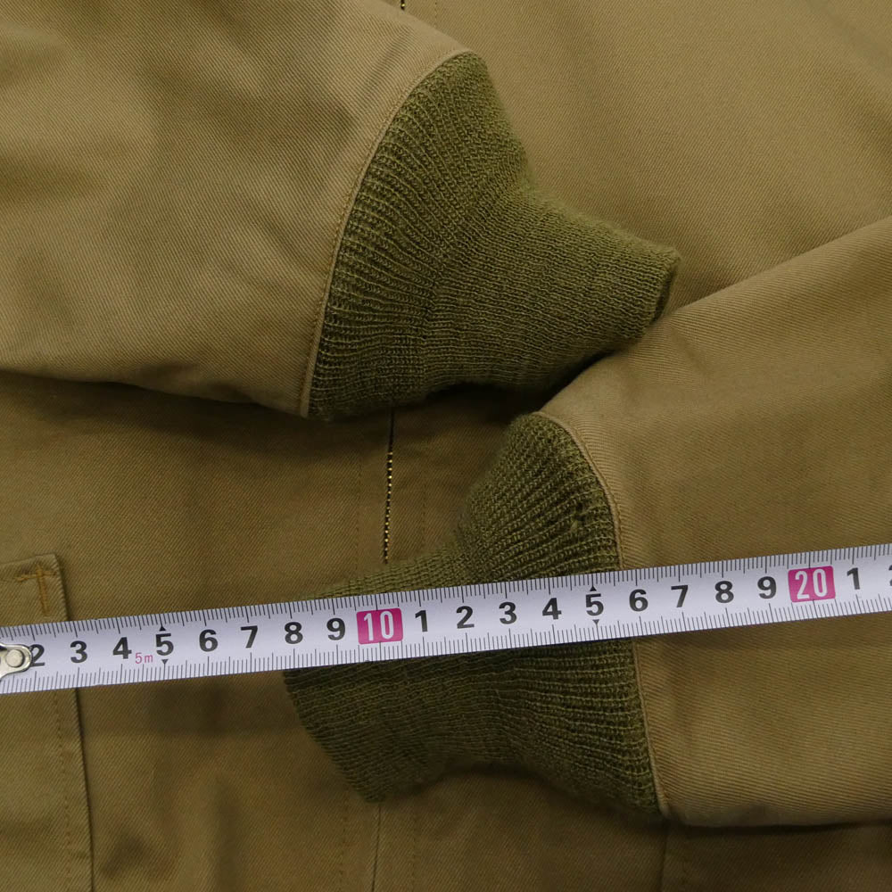 Buzz Rickson's バズリクソンズ BR14860 WINTER COMBAT JACKET Type TANK PATCH POCKET ウインター コンバット ジャケット タンカース パッチ ポケット L オリーブ系 L【中古】