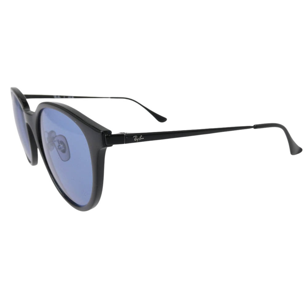 Ray-Ban レイバン RB4334D ブルーレンズ サングラス アイウェア フレーム：ブラック系　レンズ：ブルー系 55□19-145【中古】