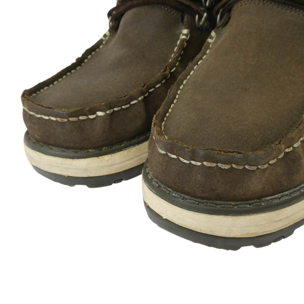 VISVIM ビズビム FANG HIKER レザー メッシュ切替 ハイカー マウンテンブーツ シューズ ブラウン系 US9【中古】