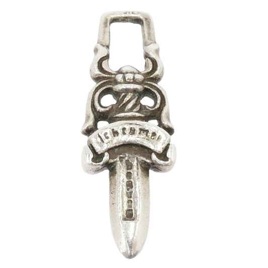 CHROME HEARTS クロムハーツ（原本無） #5 DAGGER ZIP1 #5ダガー チャーム ペンダントトップ シルバー系【中古】