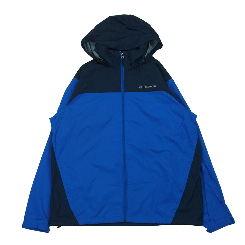 Columbia コロンビア Glennaker Lake Rain Jacket グレンネーカー レイク レイン ジャケット ブルー系 ダークネイビー系 L【中古】