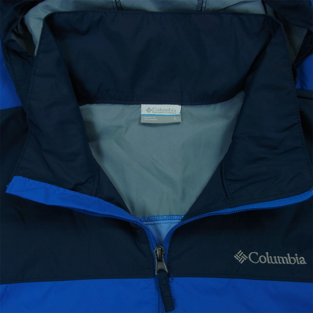 Columbia コロンビア Glennaker Lake Rain Jacket グレンネーカー レイク レイン ジャケット ブルー系 ダークネイビー系 L【中古】