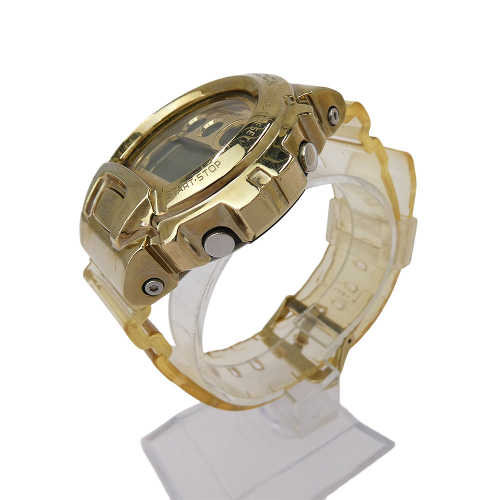 G-SHOCK ジーショック GM-6900SG 6900 シリーズ SS QZ 樹脂 ステンレススチール クォーツ 腕時計 ゴールド系【中古】