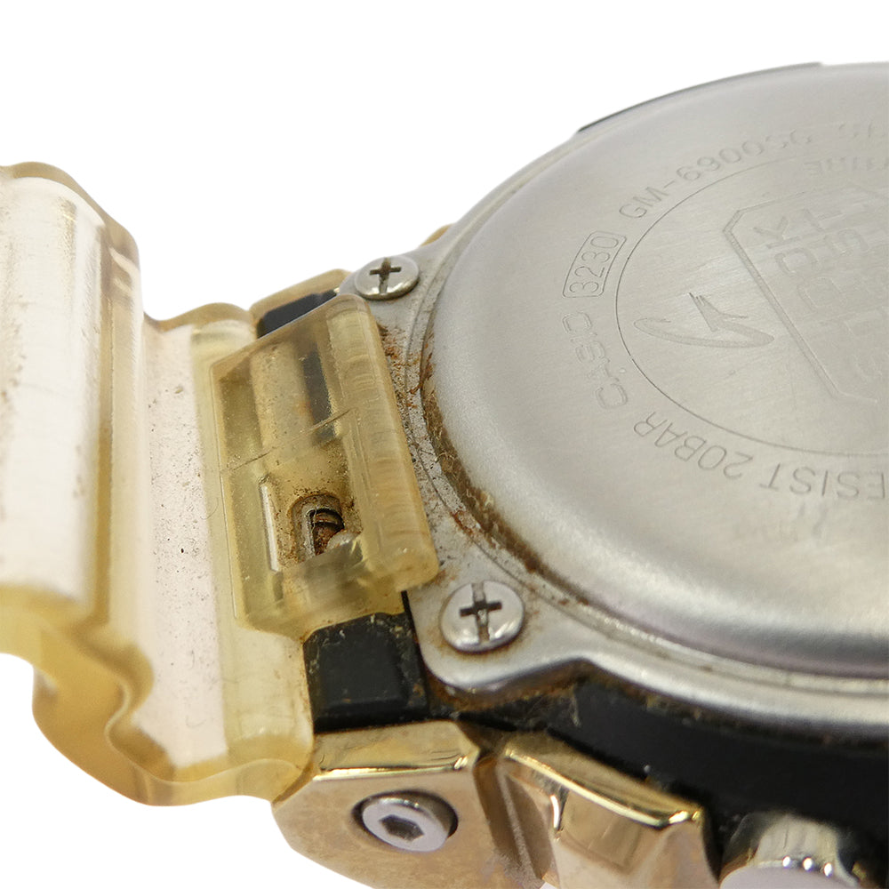 G-SHOCK ジーショック GM-6900SG 6900 シリーズ SS QZ 樹脂 ステンレススチール クォーツ 腕時計 ゴールド系【中古】