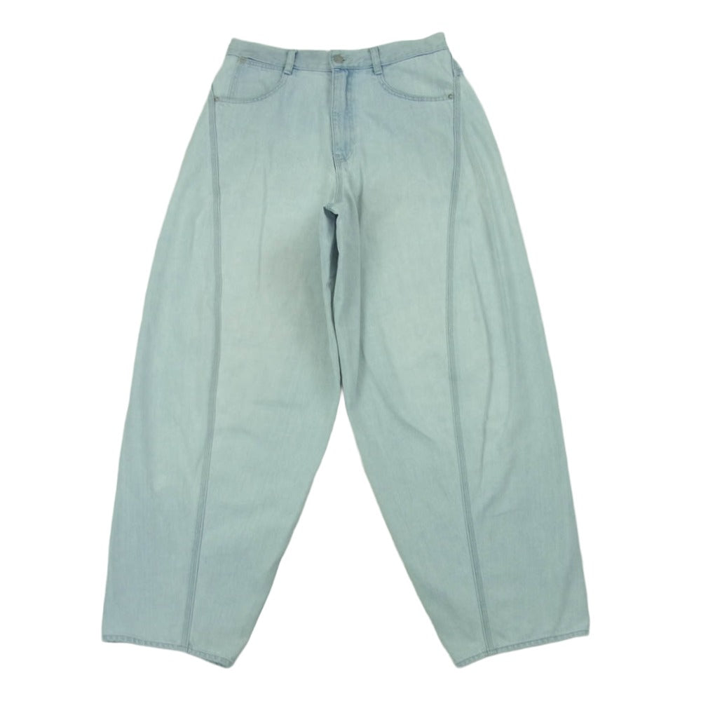 LAD MUSICIAN ラッドミュージシャン 2122-515 12oz WIDE DENIM PANTS 12オンス ワイド デニム パンツ インディゴブルー系 42【中古】