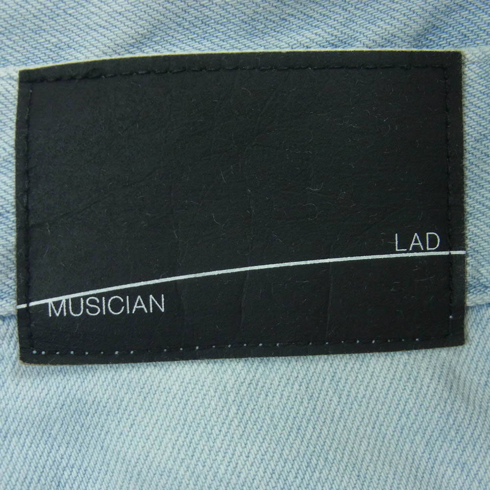LAD MUSICIAN ラッドミュージシャン 2122-515 12oz WIDE DENIM PANTS 12オンス ワイド デニム パンツ インディゴブルー系 42【中古】