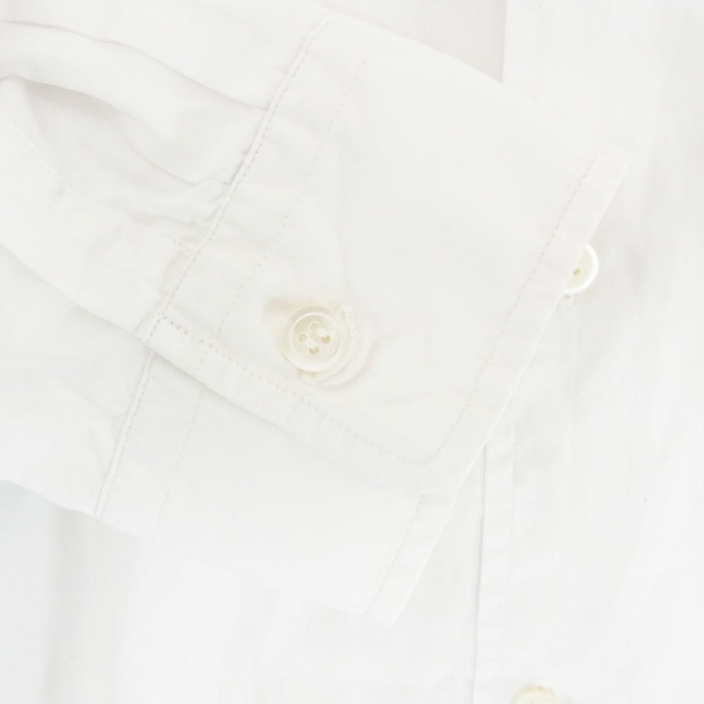 COMME des GARCONS HOMME DEUX コムデギャルソンオムドゥ DZ-B516 AD2019 プレーンカラー 長袖 シャツ ホワイト系 XL【中古】