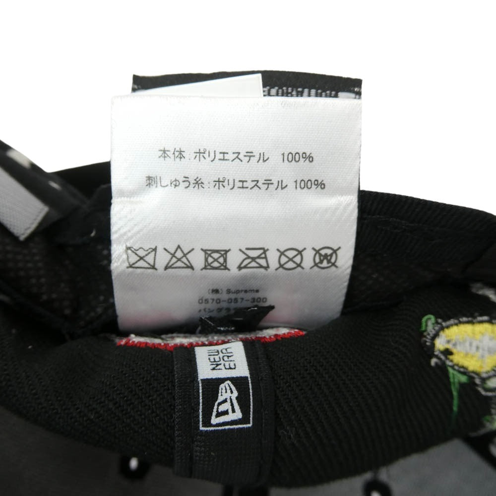 Supreme シュプリーム 22SS Characters S Logo キャラクターズ エス ロゴ キャップ 帽子 ブラック系【中古】
