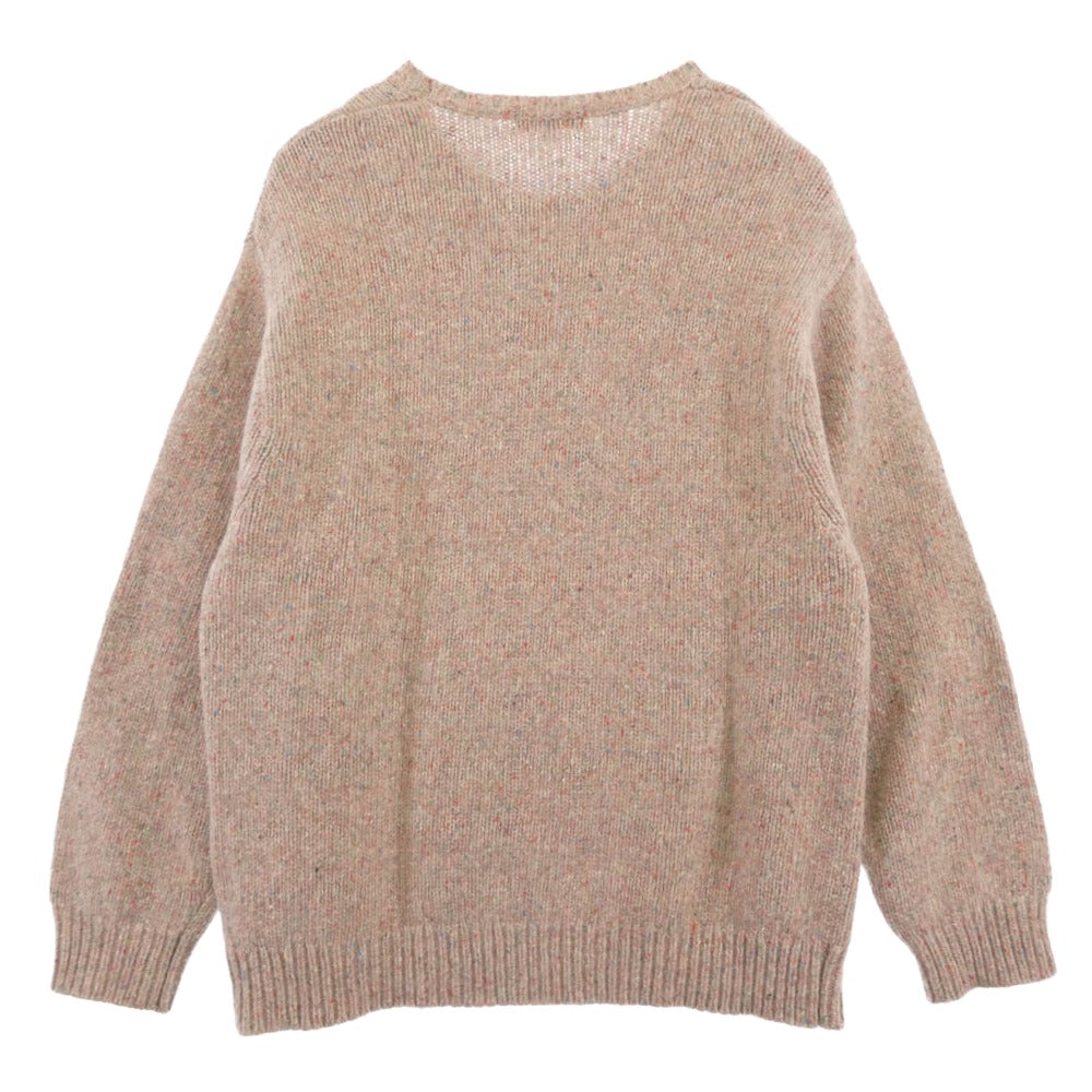Supreme シュプリーム 22AW Small Box Speckle Sweater スモール ボックス スペックル クルーネック セーター ニット ピンク系 マルチカラー系 XL【中古】