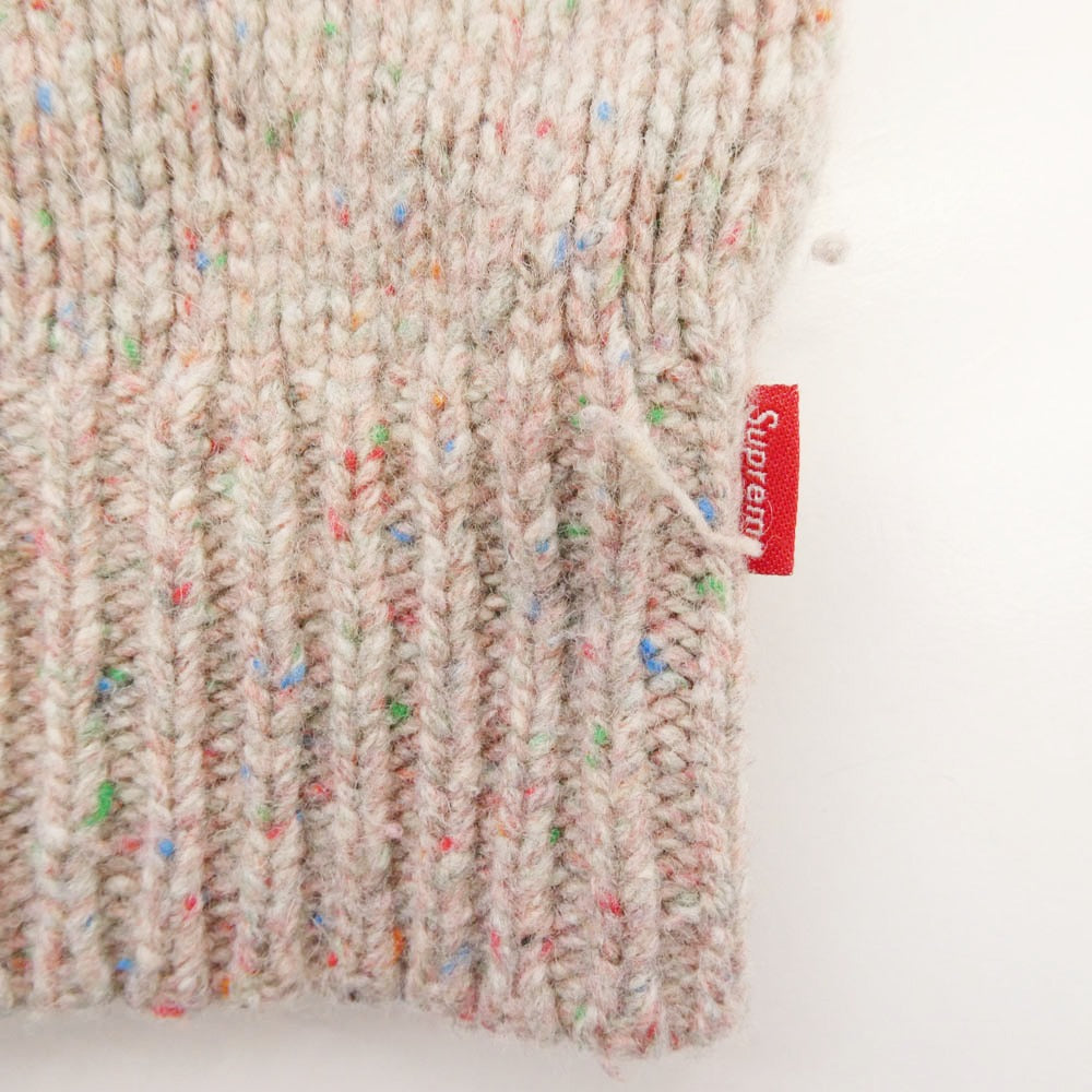 Supreme シュプリーム 22AW Small Box Speckle Sweater スモール ボックス スペックル クルーネック セーター ニット ピンク系 マルチカラー系 XL【中古】