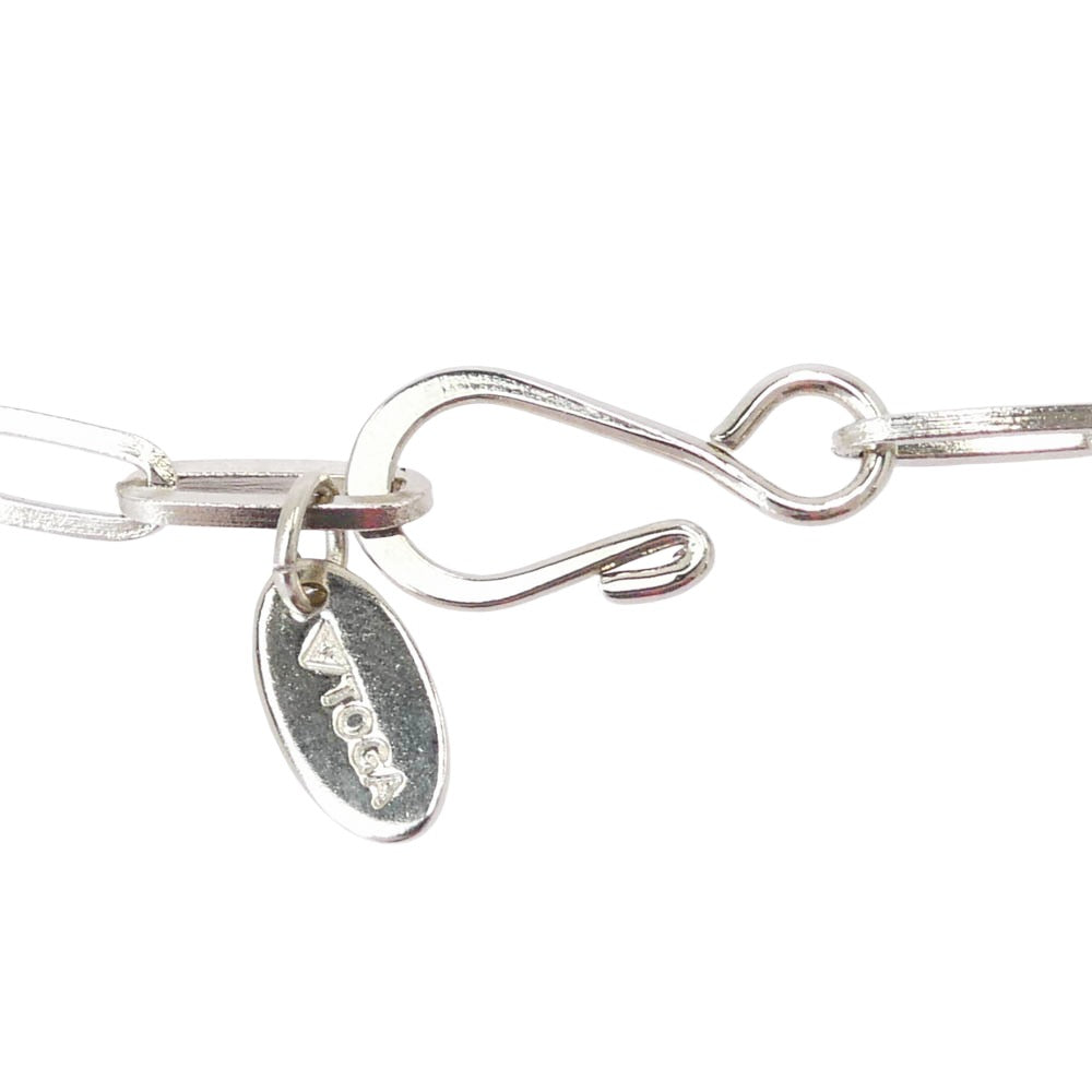 TOGA トーガ TZ31-AK930 TPV CHAIN NECKLACE チェーン ネックレス シルバー系 ブラック系【中古】